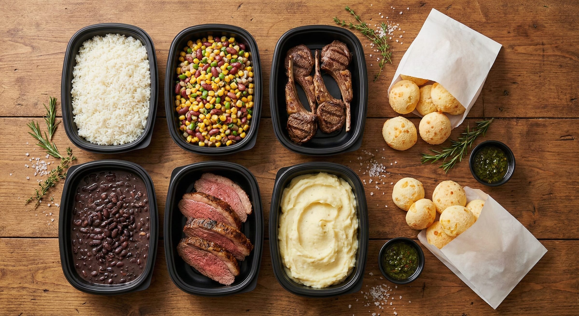 Churrasco Feast, a larger combination of grilled meats and sides
